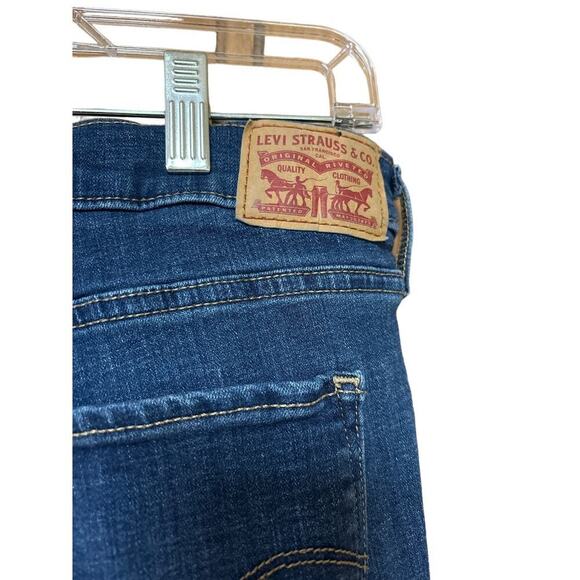 Levi’s 311 shaping skinny capri denim blue jeans everyday casual comfortable - Picture 9 of 9